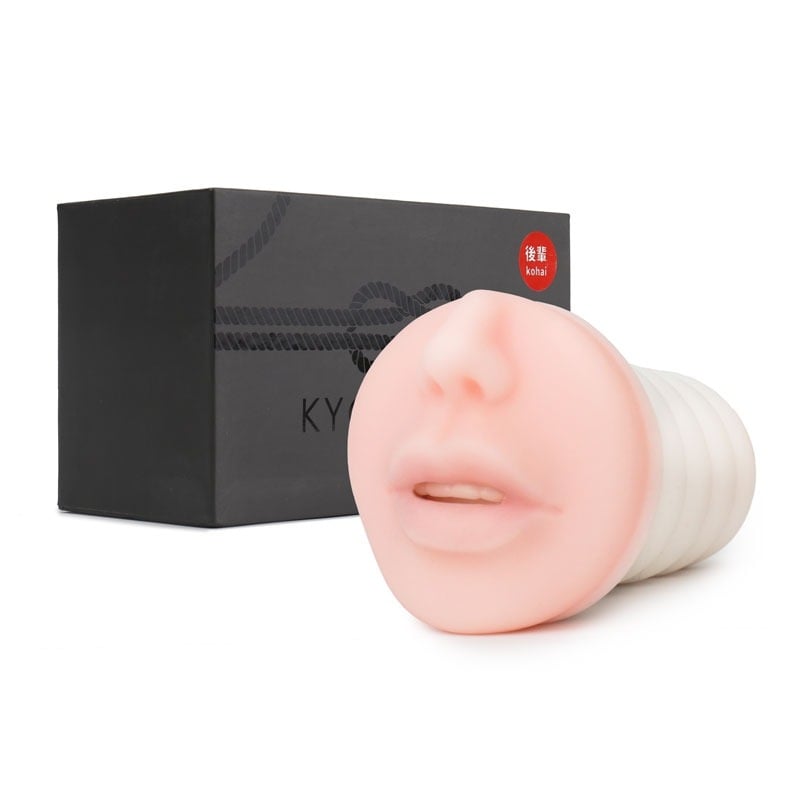 KYO Bound Kohai tight oral masturbator onahole luxury packaging KYO Bound Kohai tight oral masturbator onahole luxury packaging
