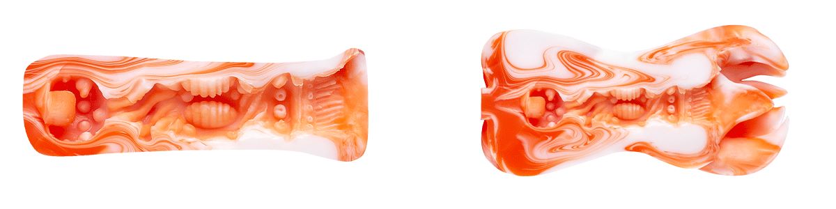 tunnel orange d'un jouet sexuel